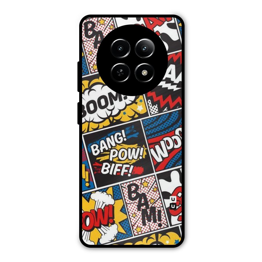 Bam Pattern Metal Back Case for Realme 12 5G