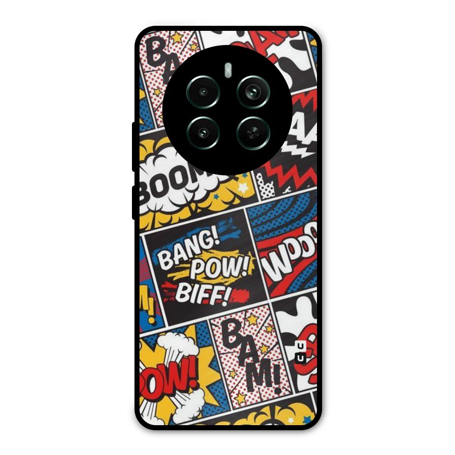 Bam Pattern Metal Back Case for Realme 12 Pro Plus
