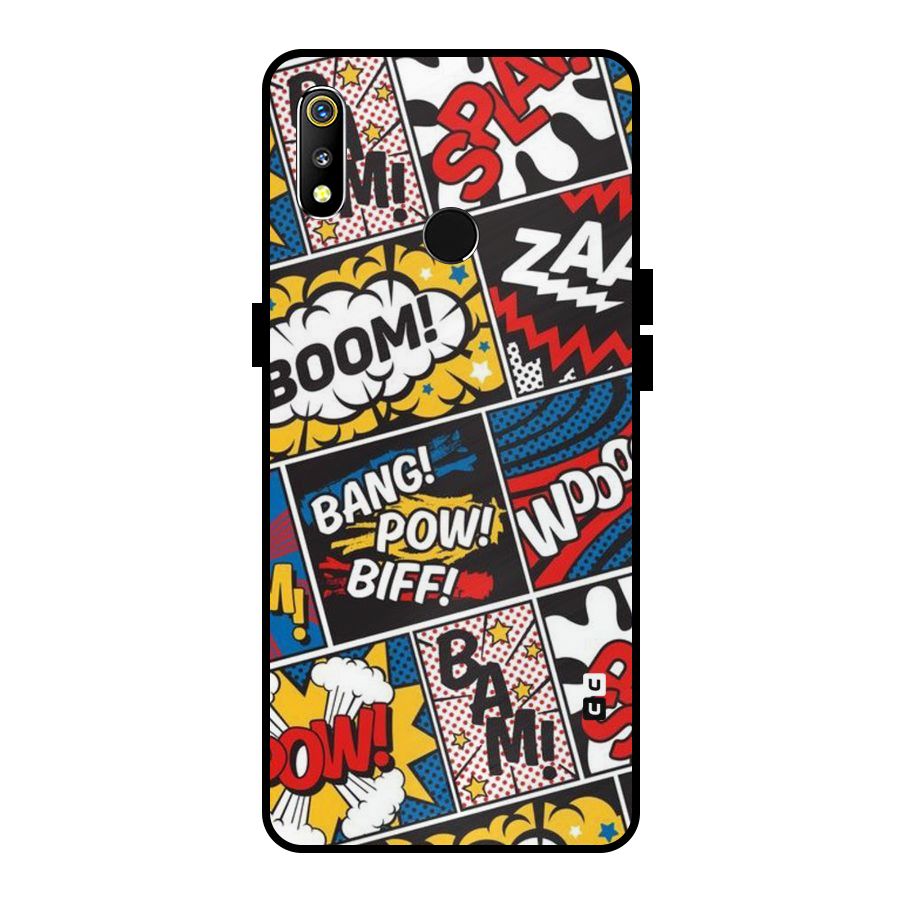 Bam Pattern Metal Back Case for Realme 3i