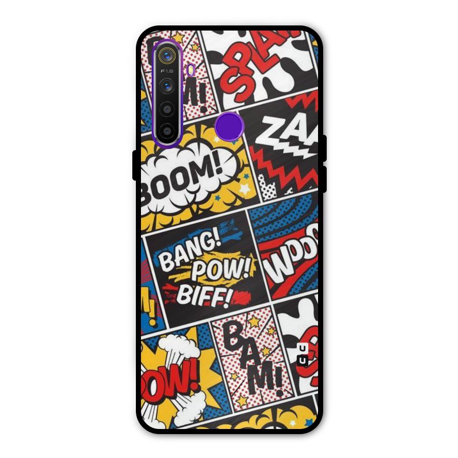 Bam Pattern Metal Back Case for Realme 5