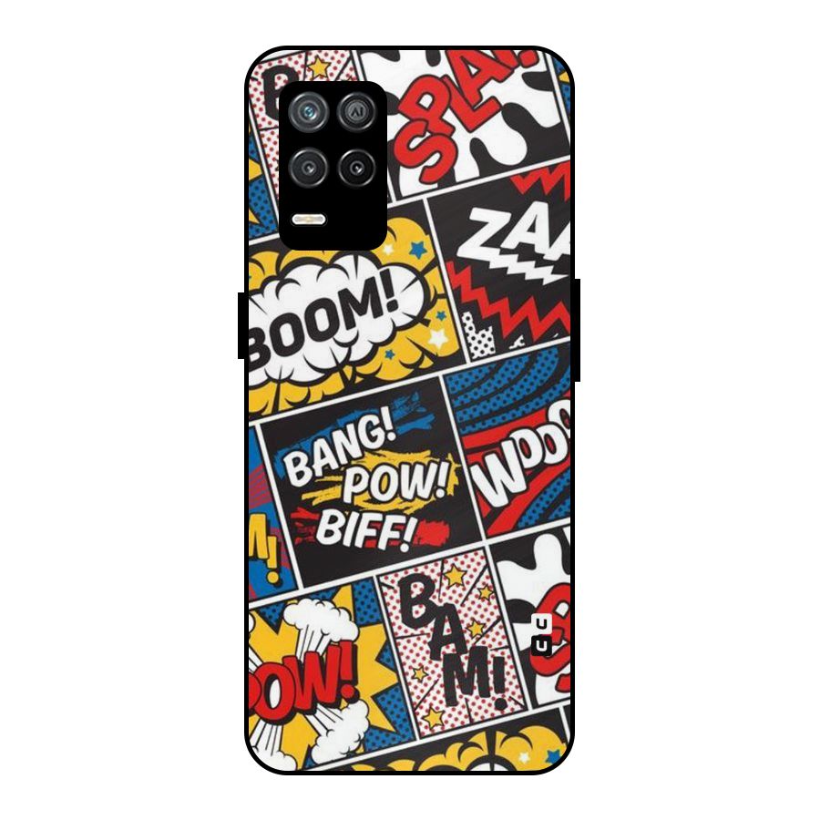 Bam Pattern Metal Back Case for Realme 8 5G