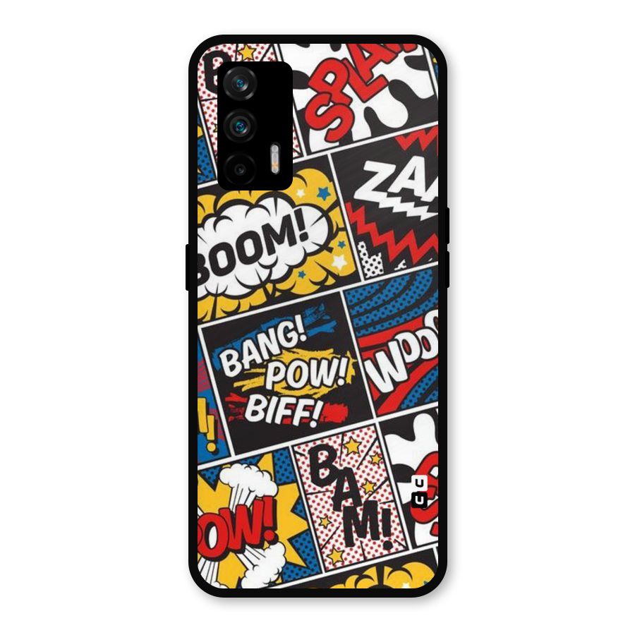 Bam Pattern Metal Back Case for Realme GT 5G