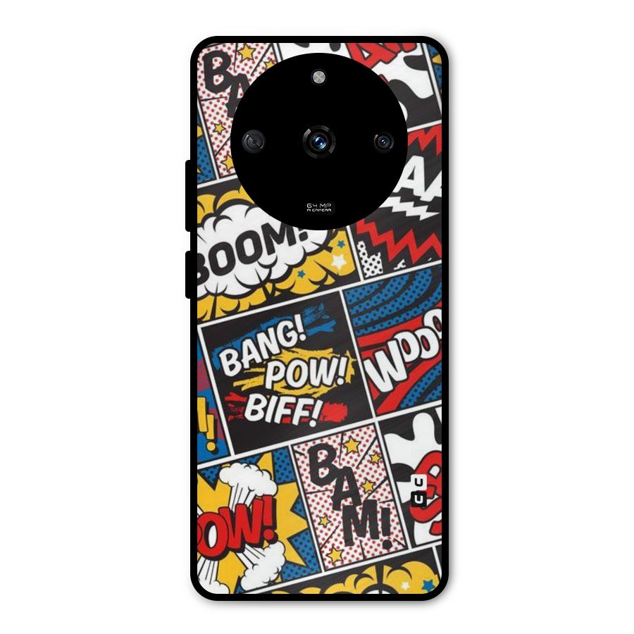 Bam Pattern Metal Back Case for Realme Narzo 60 5G