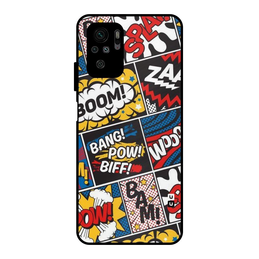 Bam Pattern Metal Back Case for Redmi Note 10S