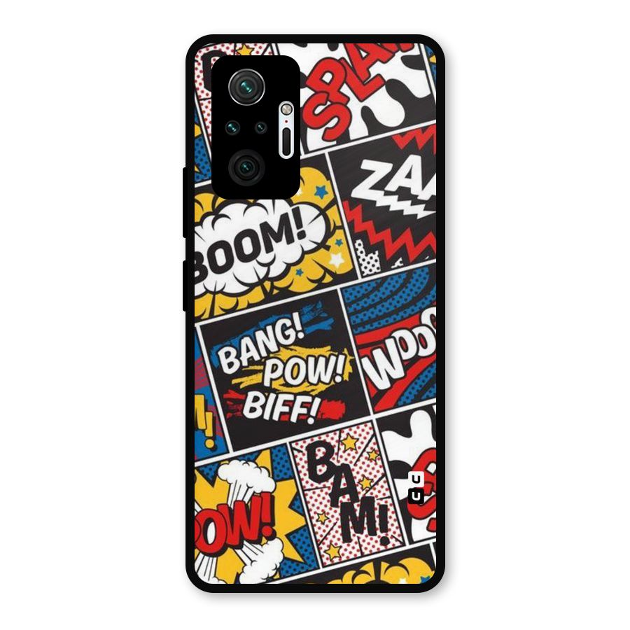 Bam Pattern Metal Back Case for Redmi Note 10 Pro