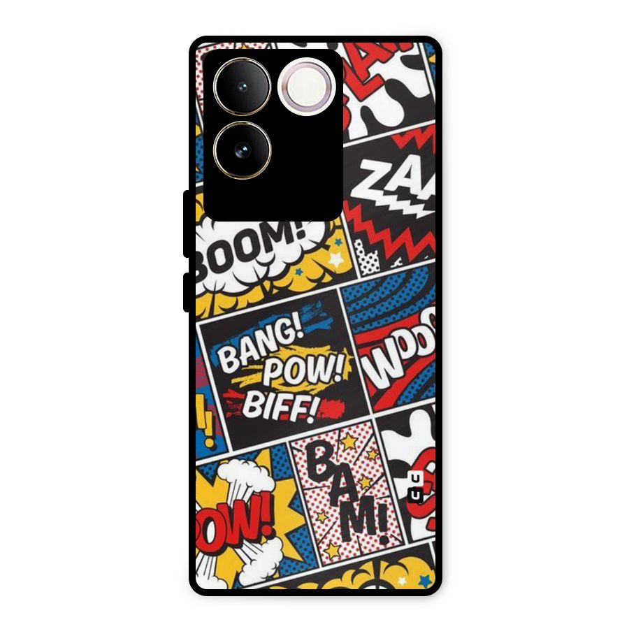 Bam Pattern Metal Back Case for Vivo T2 Pro