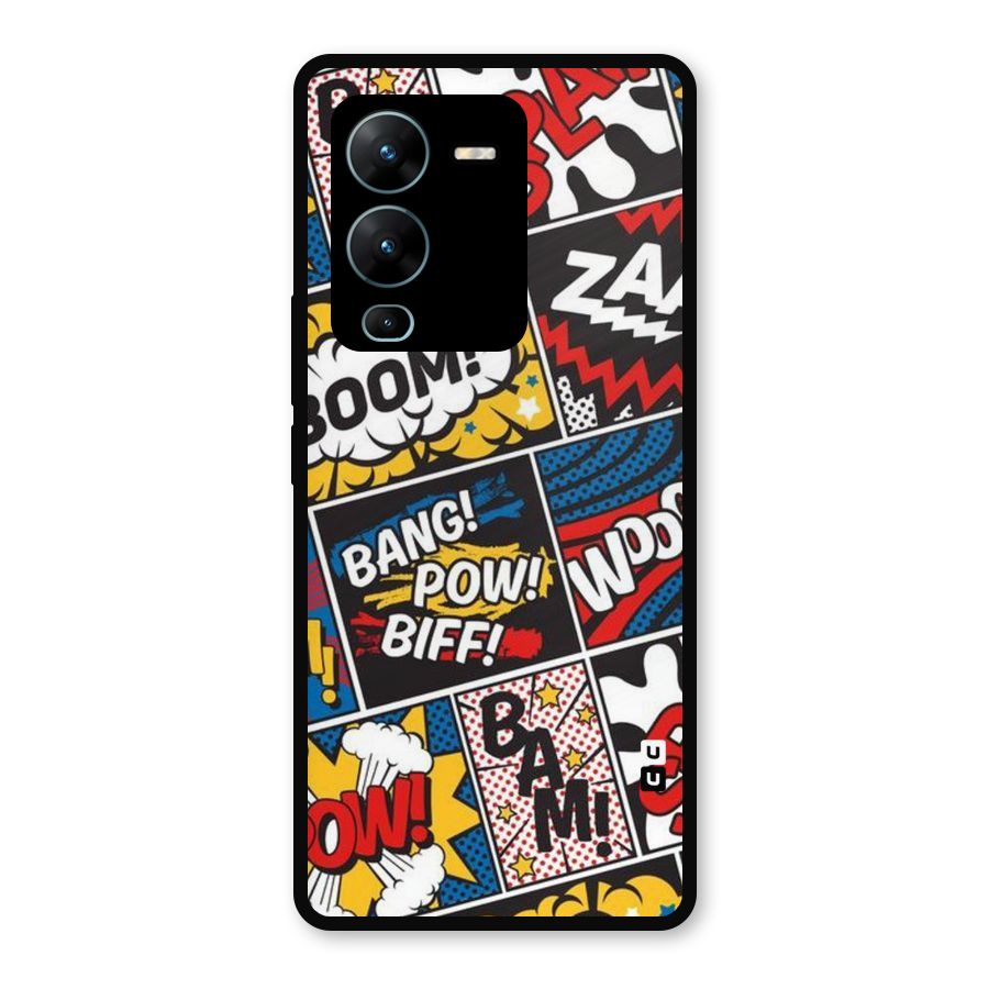 Bam Pattern Metal Back Case for Vivo V25 Pro