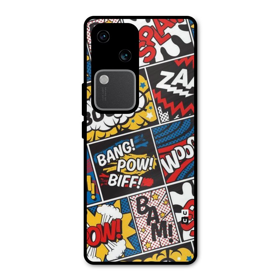 Bam Pattern Metal Back Case for Vivo V30