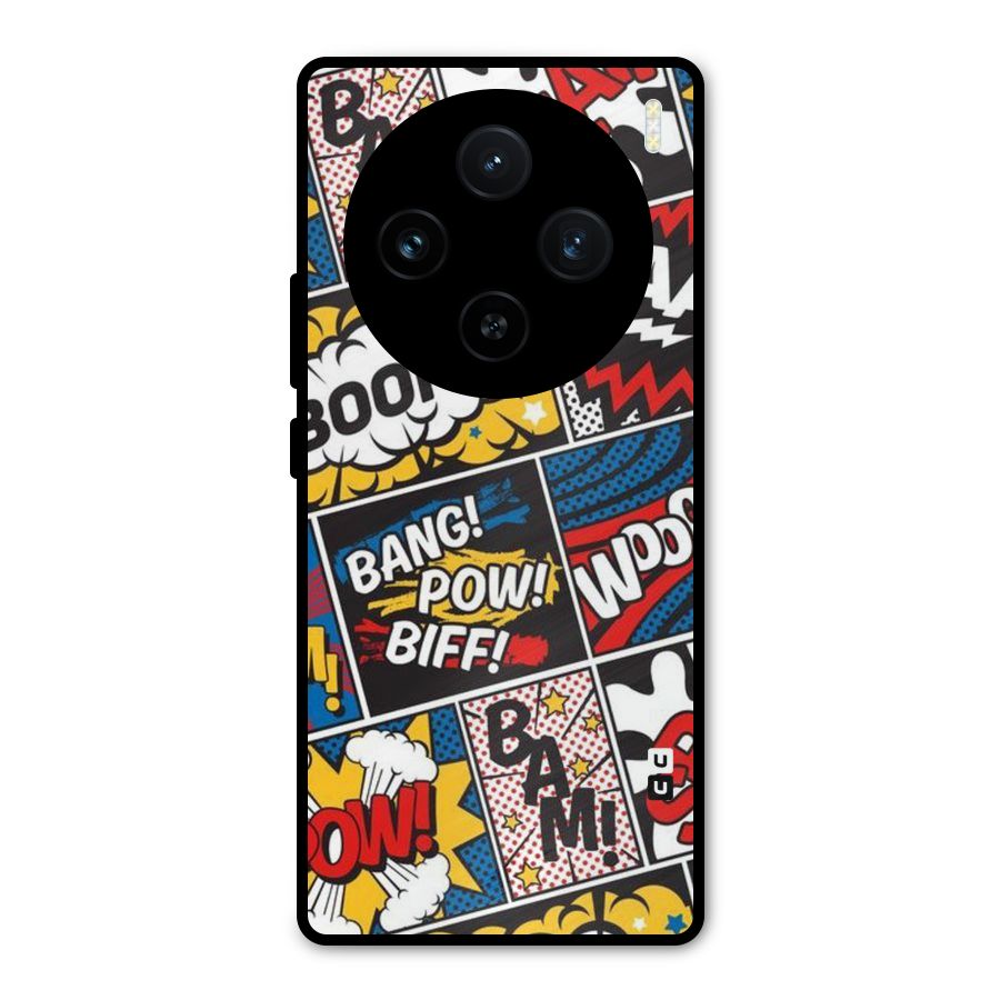 Bam Pattern Metal Back Case for Vivo X100