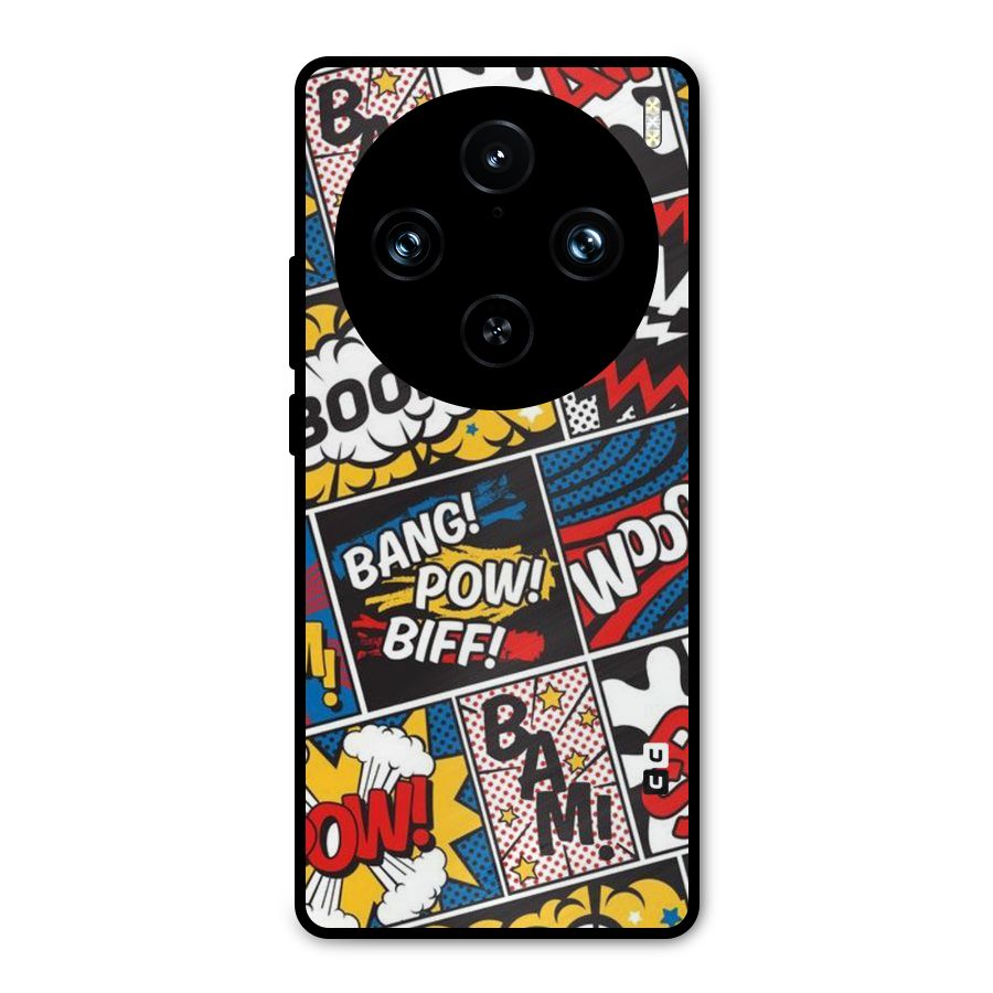 Bam Pattern Metal Back Case for Vivo X100 Pro