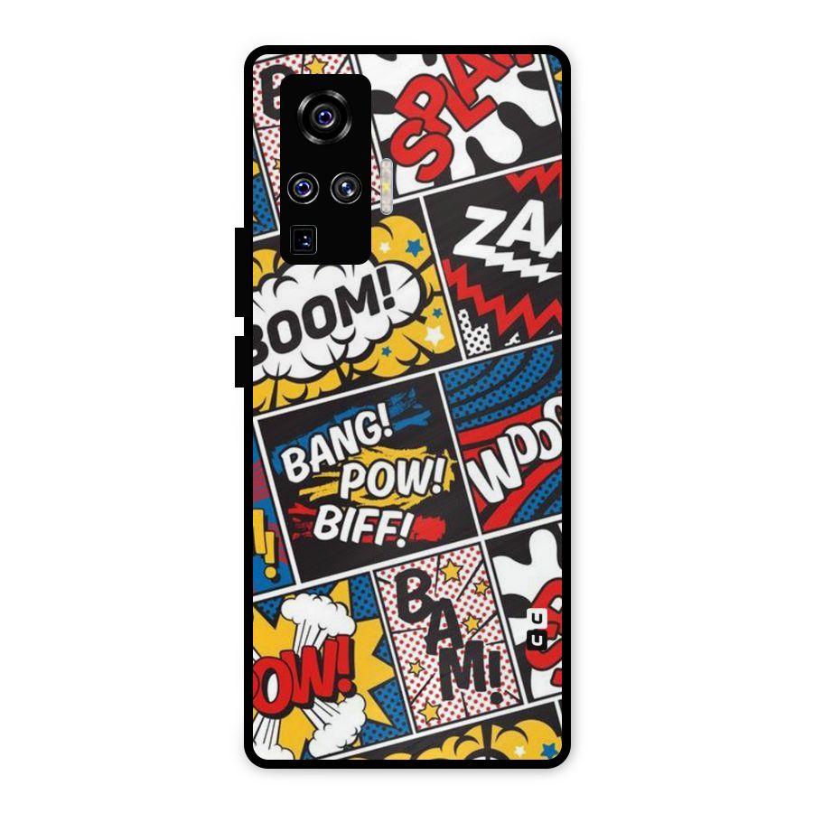 Bam Pattern Metal Back Case for Vivo X50 Pro