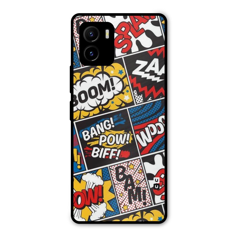 Bam Pattern Metal Back Case for Vivo Y15s