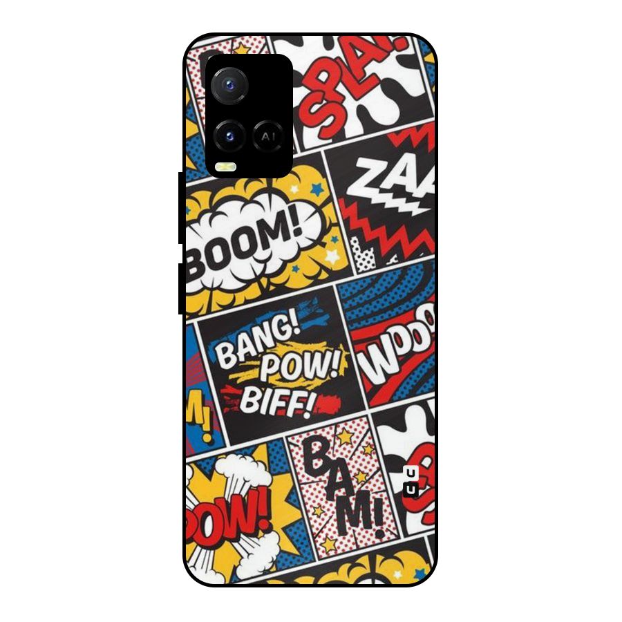 Bam Pattern Metal Back Case for Vivo Y21A