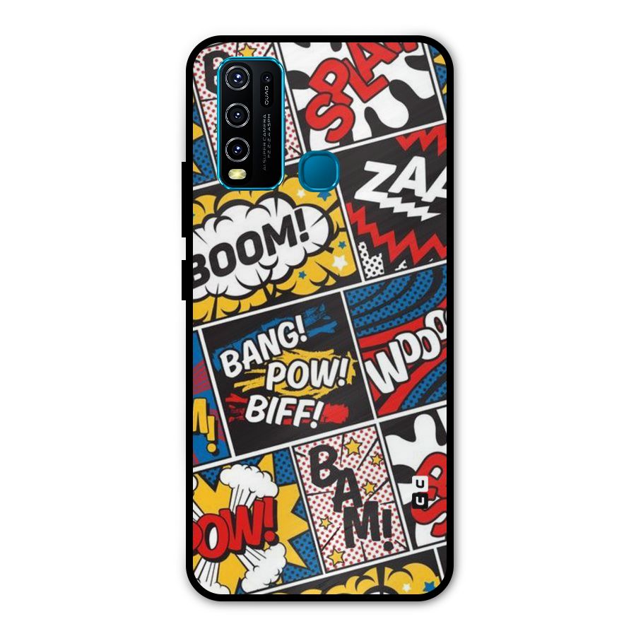 Bam Pattern Metal Back Case for Vivo Y30