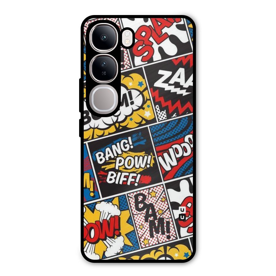 Bam Pattern Metal Back Case for Vivo Y300