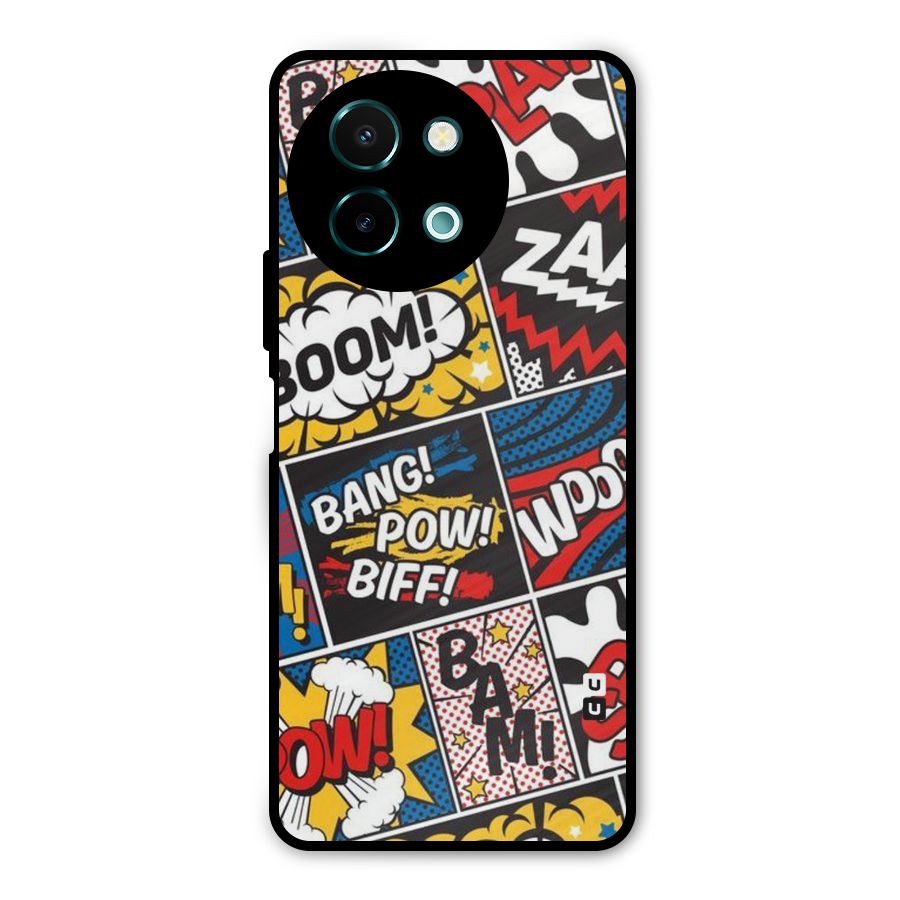 Bam Pattern Metal Back Case for Vivo Y58