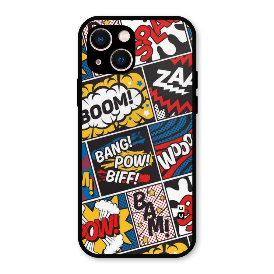 Bam Pattern Metal Back Case for iPhone 13
