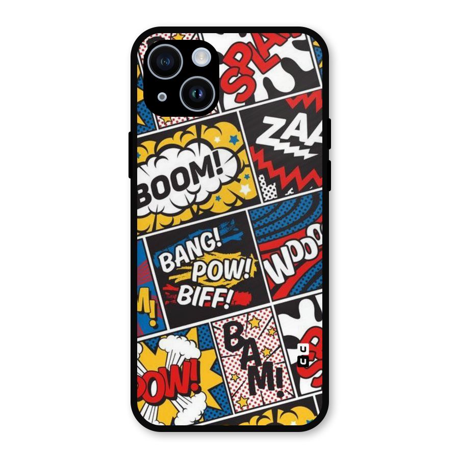 Bam Pattern Metal Back Case for iPhone 14