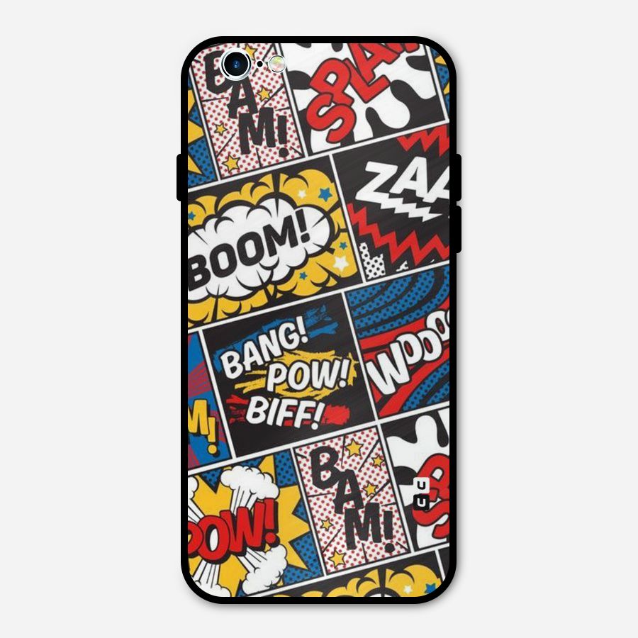 Bam Pattern Metal Back Case for iPhone 6 6s