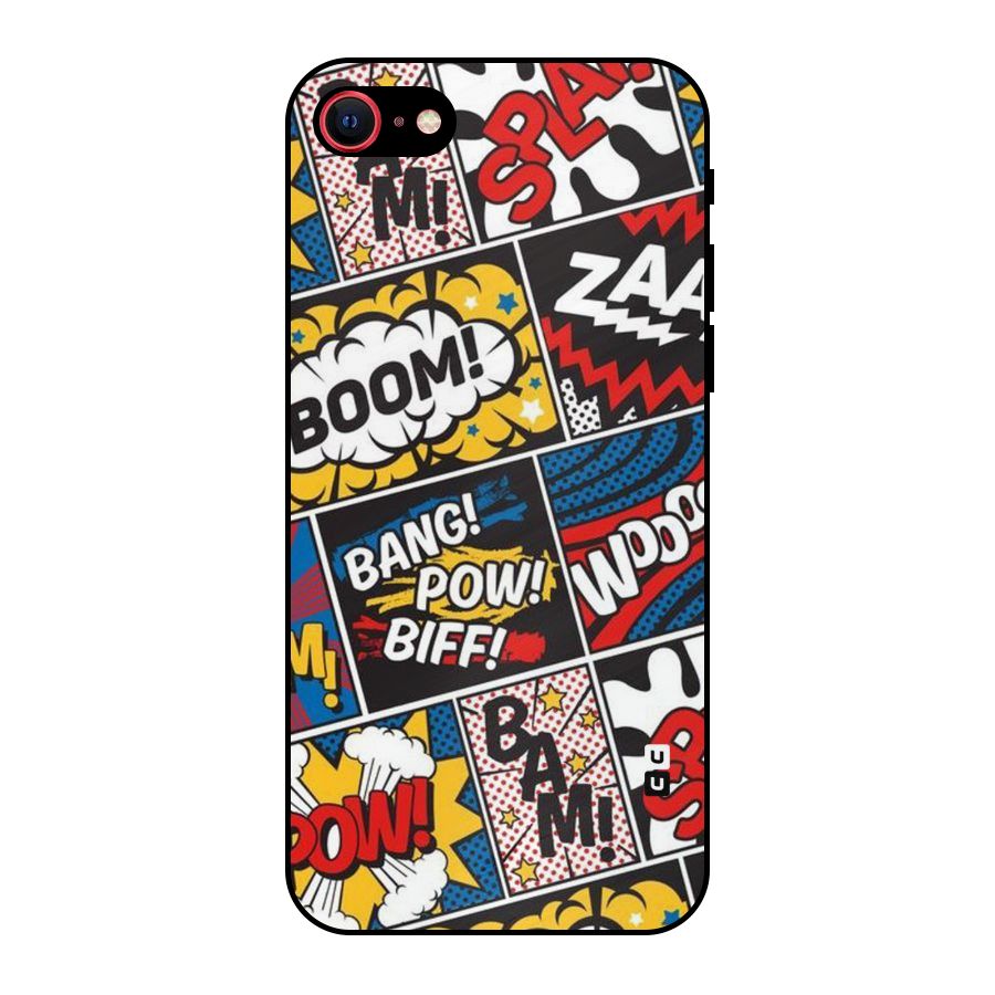 Bam Pattern Metal Back Case for iPhone 7