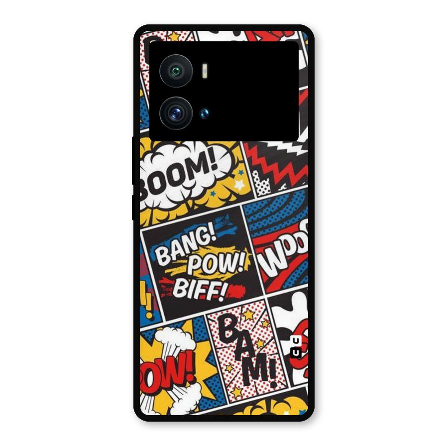 Bam Pattern Metal Back Case for iQOO 9 Pro