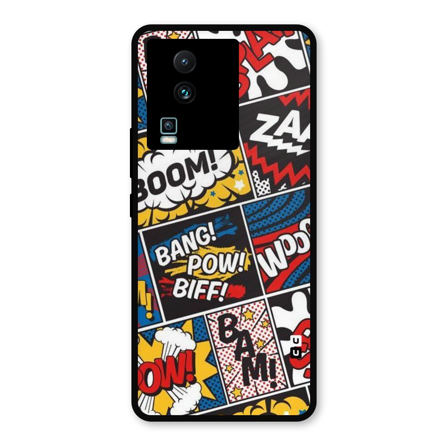 Bam Pattern Metal Back Case for iQOO Neo 7