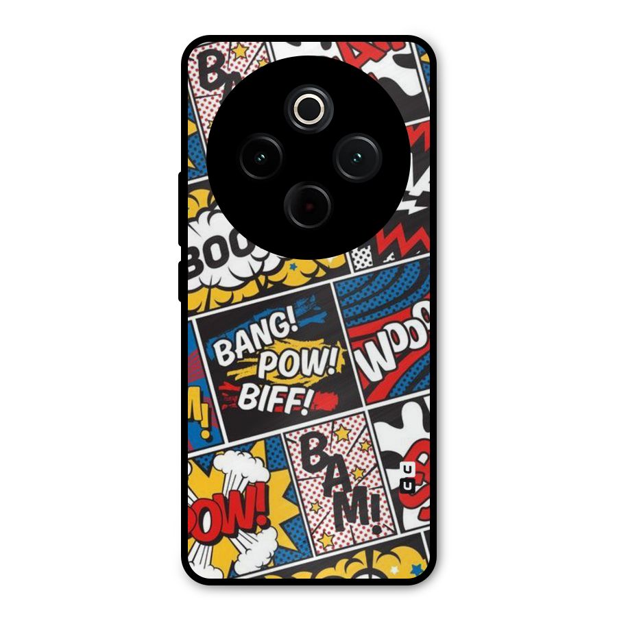 Bam Pattern Metal Back Case for iQOO Z10