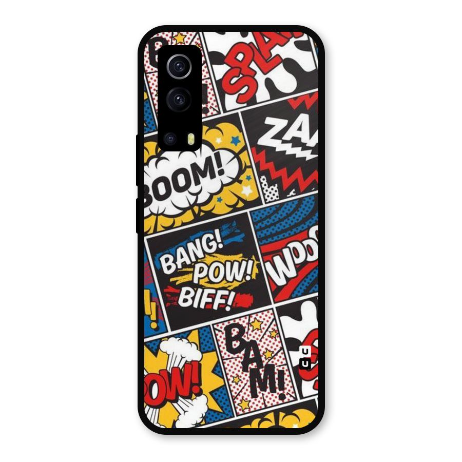 Bam Pattern Metal Back Case for iQOO Z3