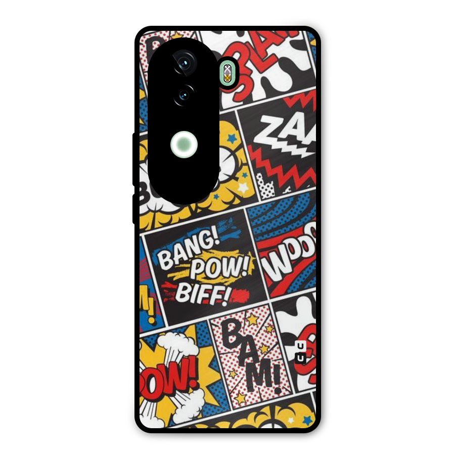 Bam Pattern Metal Back Case for iQOO Z9s