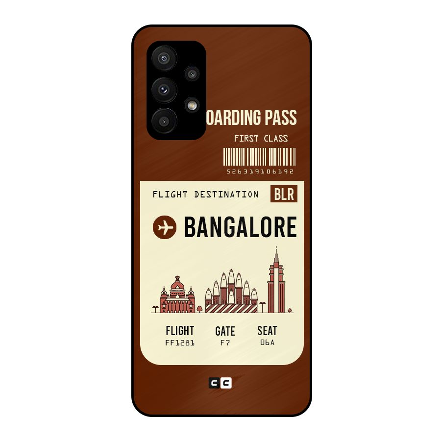 Bangalore Boarding Pass Metal Back Case for Galaxy A23