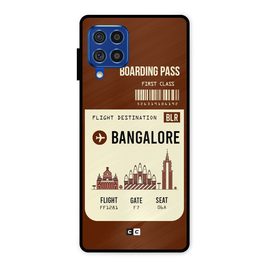 Bangalore Boarding Pass Metal Back Case for Galaxy F62