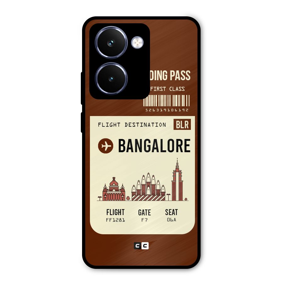 Bangalore Boarding Pass Metal Back Case for Realme P3 Ultra