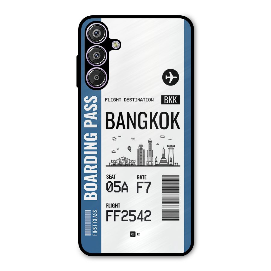 Bangkok Boarding Pass Metal Back Case for Galaxy F15