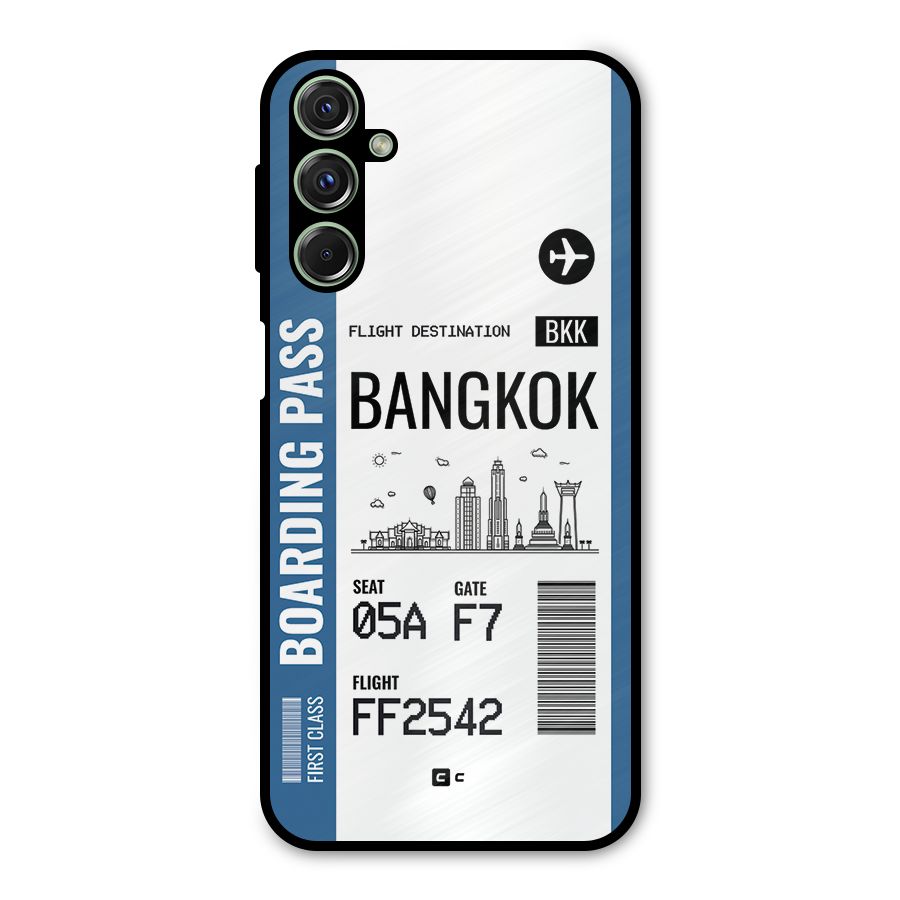 Bangkok Boarding Pass Metal Back Case for Galaxy F34