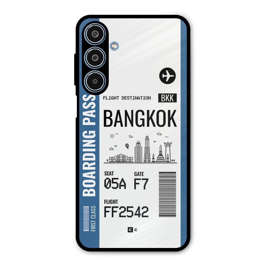 Bangkok Boarding Pass Metal Back Case for Galaxy M35