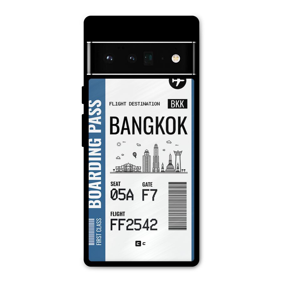 Bangkok Boarding Pass Metal Back Case for Google Pixel 6 Pro