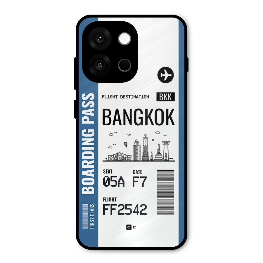 Bangkok Boarding Pass Metal Back Case for OnePlus 13s