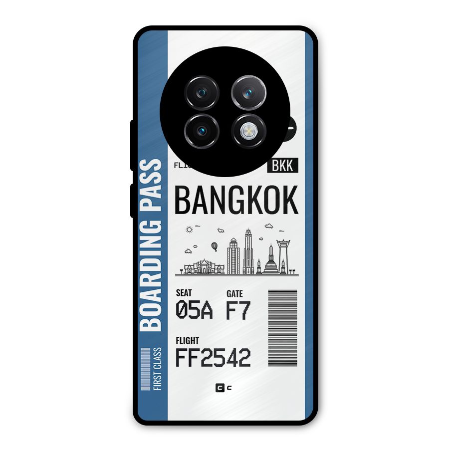 Bangkok Boarding Pass Metal Back Case for Realme 13 Plus