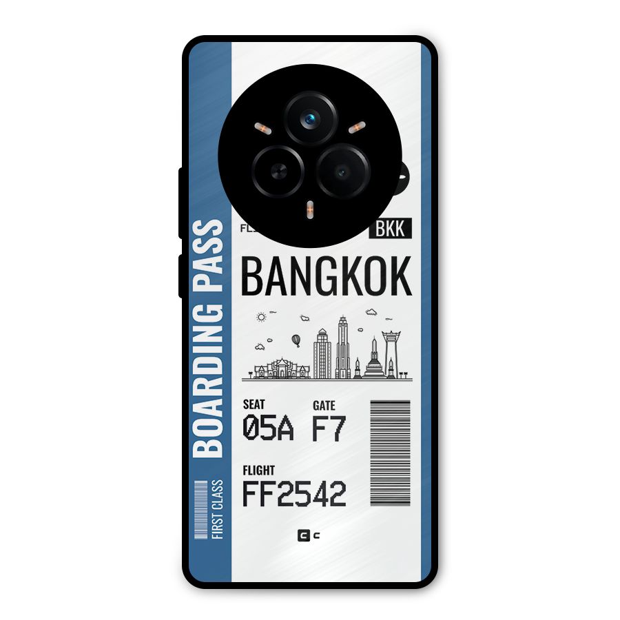 Bangkok Boarding Pass Metal Back Case for Realme 14 Pro Plus