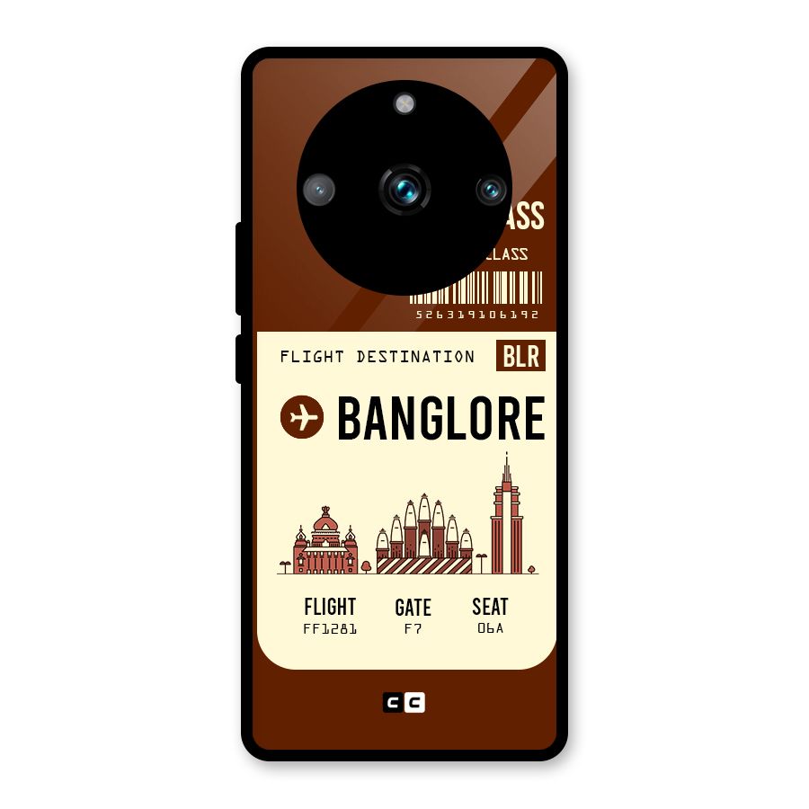 Banglore Boarding Pass Glass Back Case for Realme Narzo 60 Pro