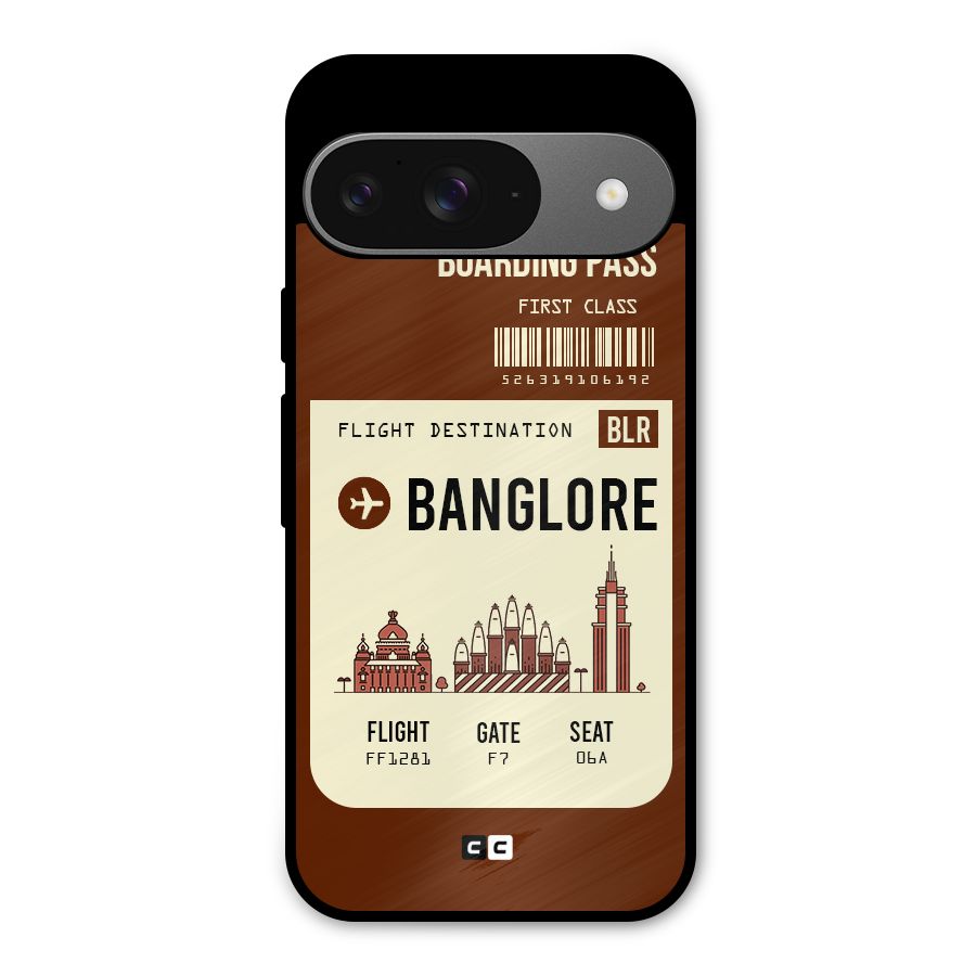 Banglore Boarding Pass Metal Back Case for Google Pixel 9