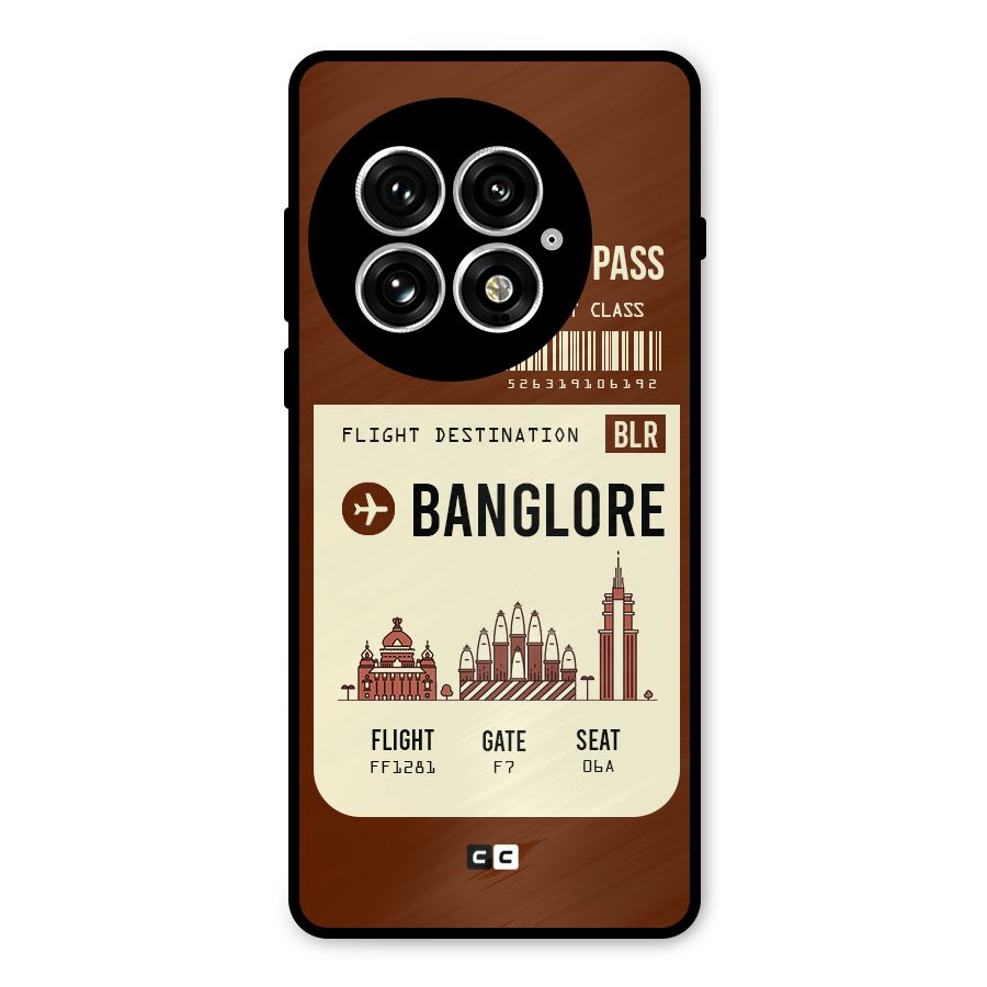 Banglore Boarding Pass Metal Back Case for OnePlus 13