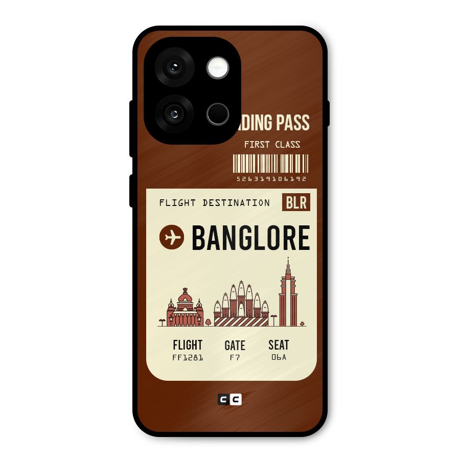 Banglore Boarding Pass Metal Back Case for OnePlus 13s