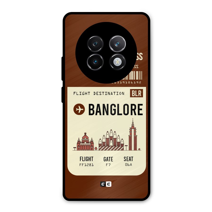 Banglore Boarding Pass Metal Back Case for Realme 13 Plus