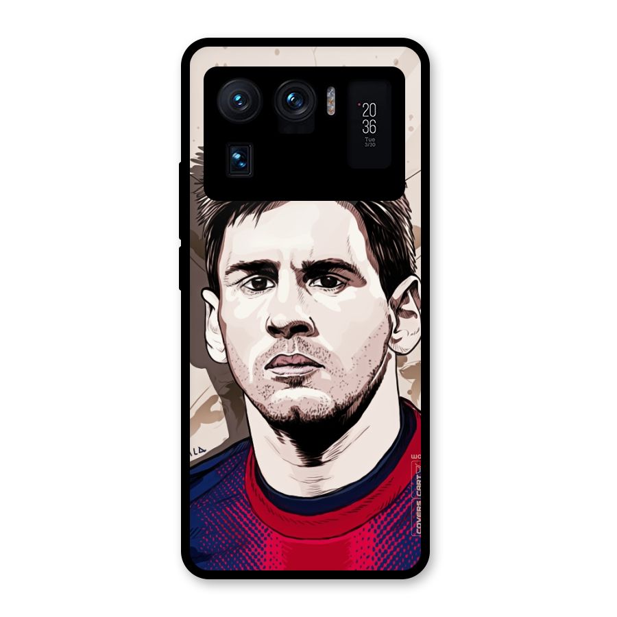 Barca King Messi Glass Back Case for Mi 11 Ultra