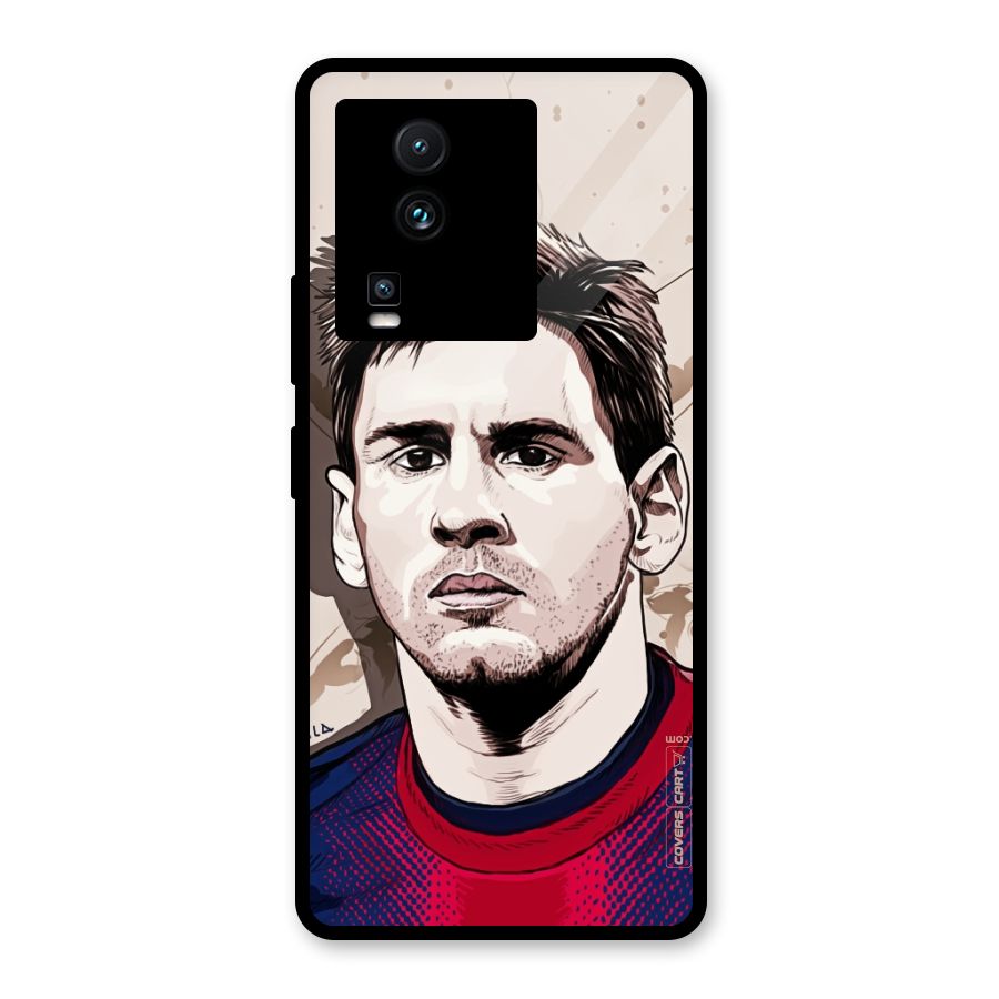 Barca King Messi Glass Back Case for Vivo iQOO Neo 7