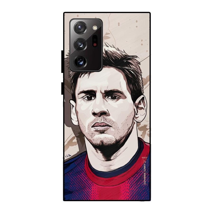 Barca King Messi Metal Back Case for Galaxy Note 20 Ultra
