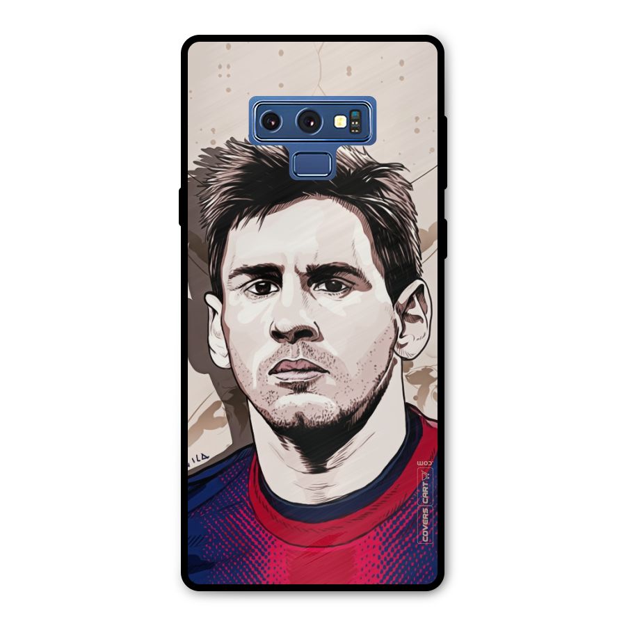 Barca King Messi Metal Back Case for Galaxy Note 9