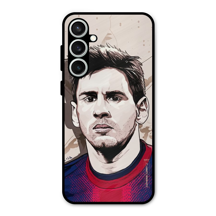 Barca King Messi Metal Back Case for Galaxy S23 FE