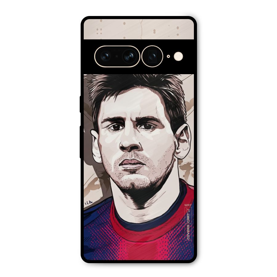 Barca King Messi Metal Back Case for Google Pixel 7 Pro